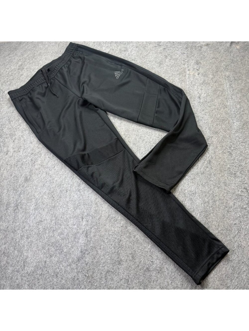 Adidas Tiro 19 Soccer Training Pants Men L Black White Ankle Zip 30" DZ8765 b071